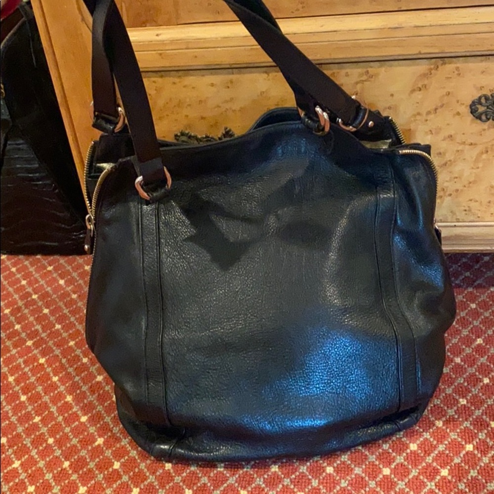 Gorgeous black leather Loeffler Randall bag